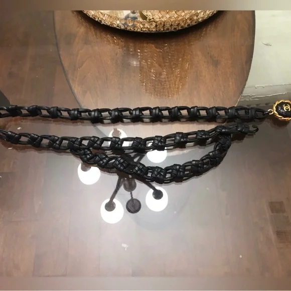 Chanel Haute Couture 1992 vintage leather belt - Picture 7 of 15